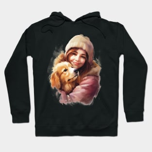 Woman with Dog, Dog Mum Hoodie